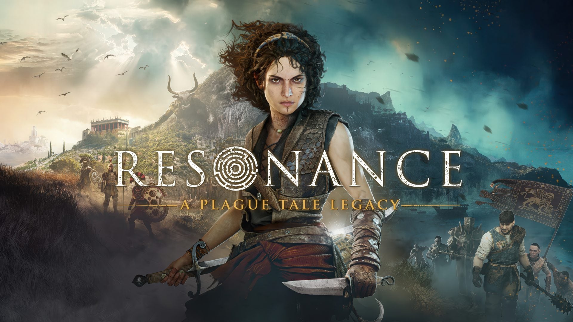Sophia wielding sword and dagger in Resonance A Plague Tale Legacy combat