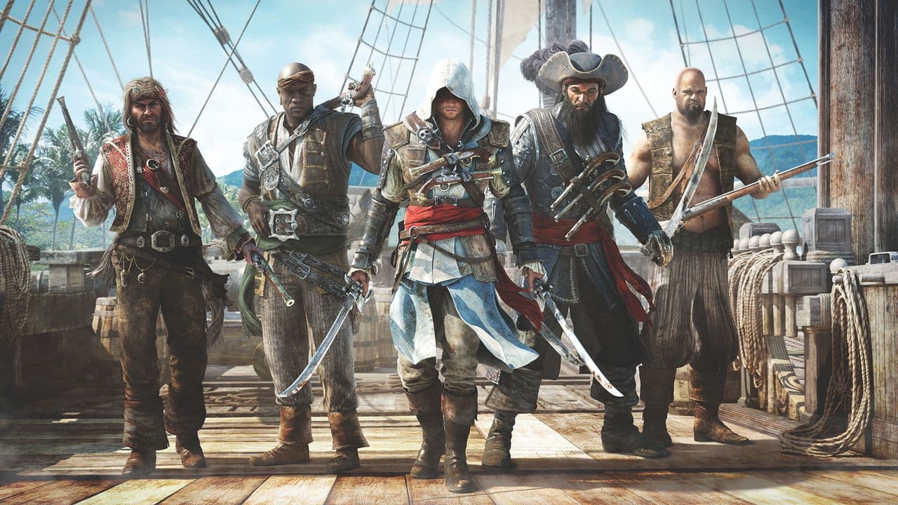 Assassin's Creed Black Flag Resynced key art