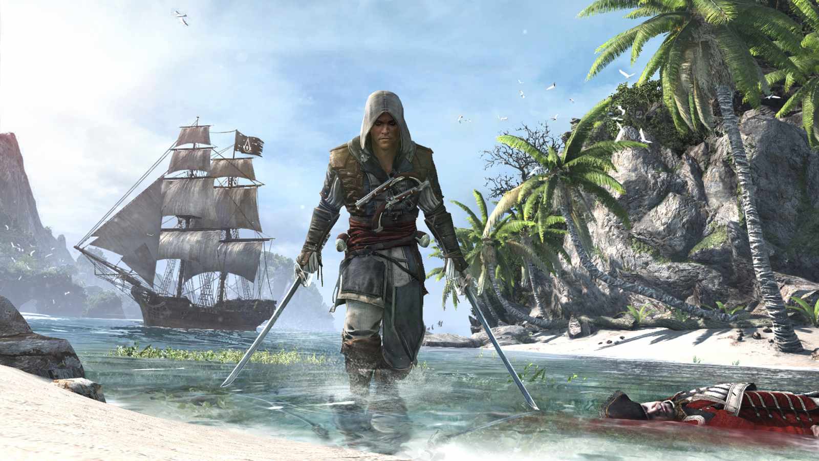 Assassin's Creed Black Flag Resynced key art