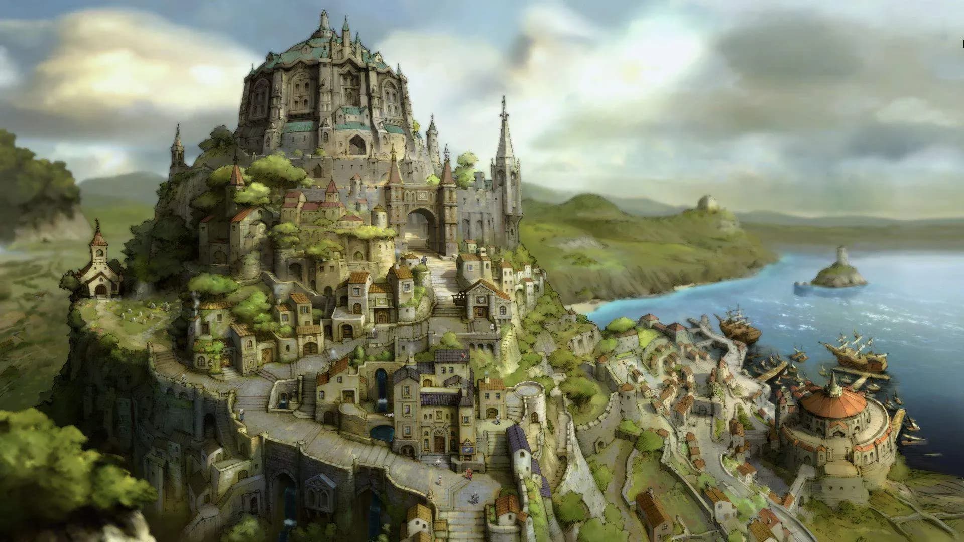 Bravely Default key art