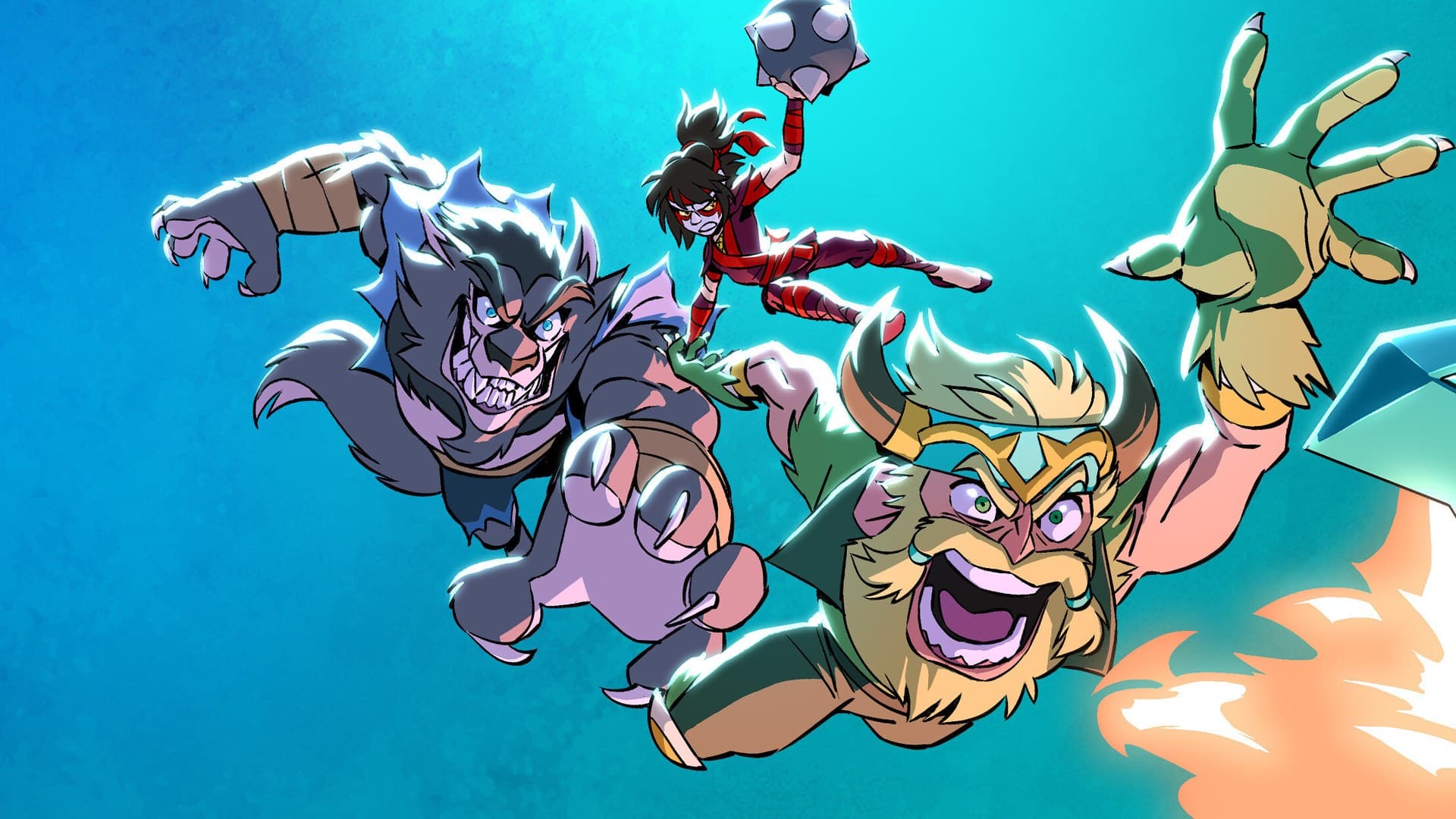 Aurus the Gladiator wielding Chakram and Spear in Brawlhalla Patch 10.08