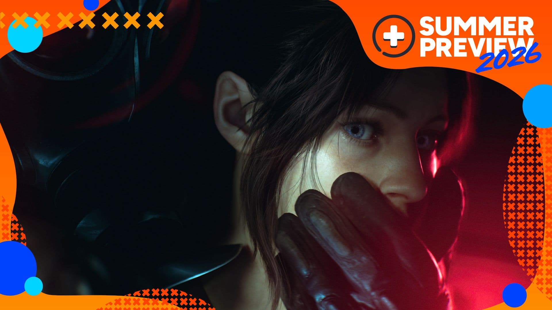 Claire Redfield in Resident Evil Veronica remake key art by Capcom