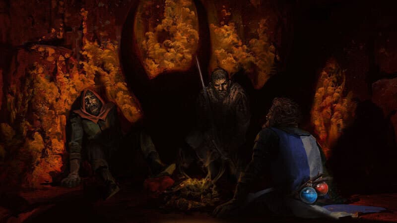 Dark and Darker wizard casting new arcane magic in a dungeon setting