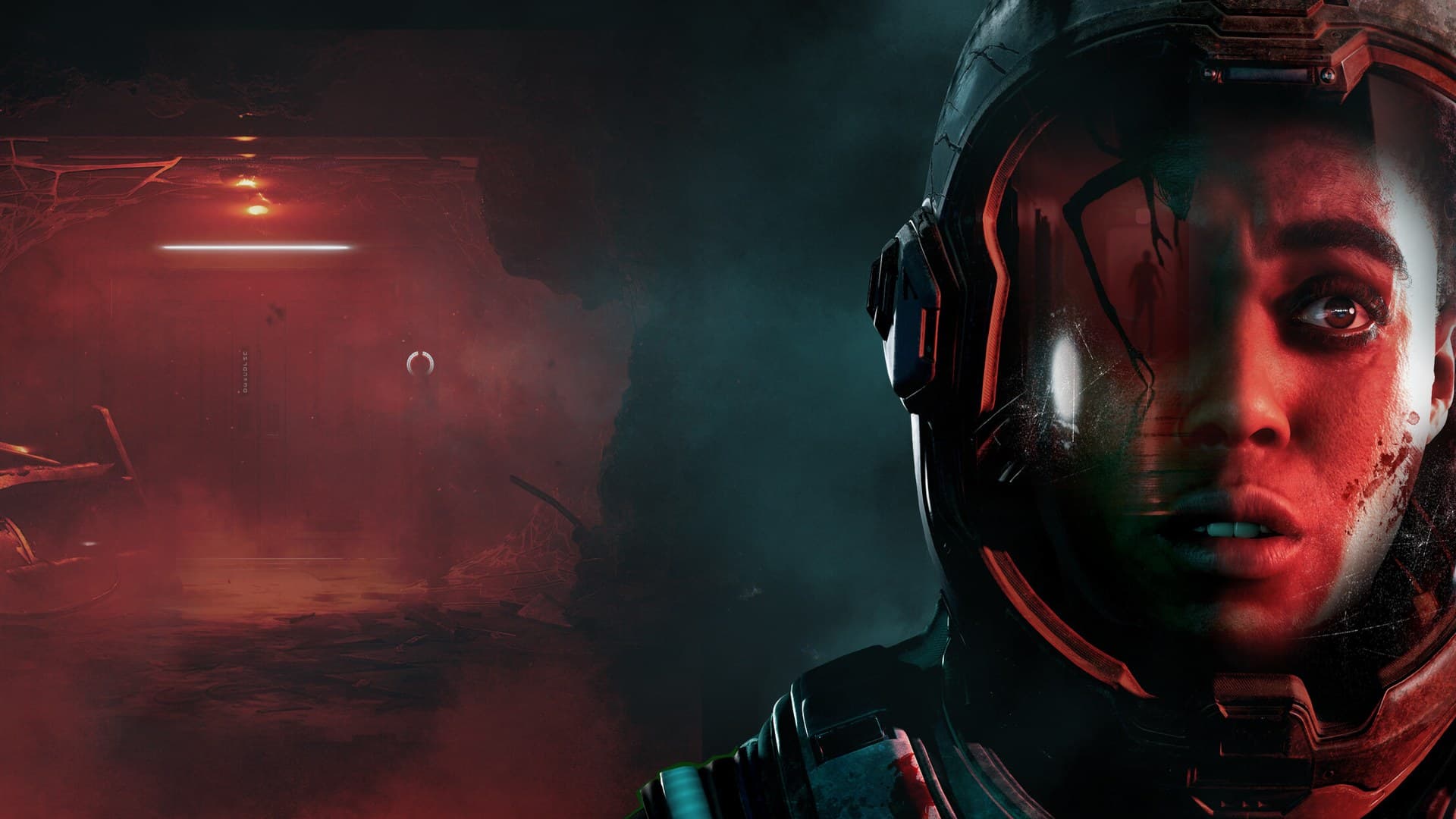 Directive 8020 key art featuring the game's protagonist in a tense scene