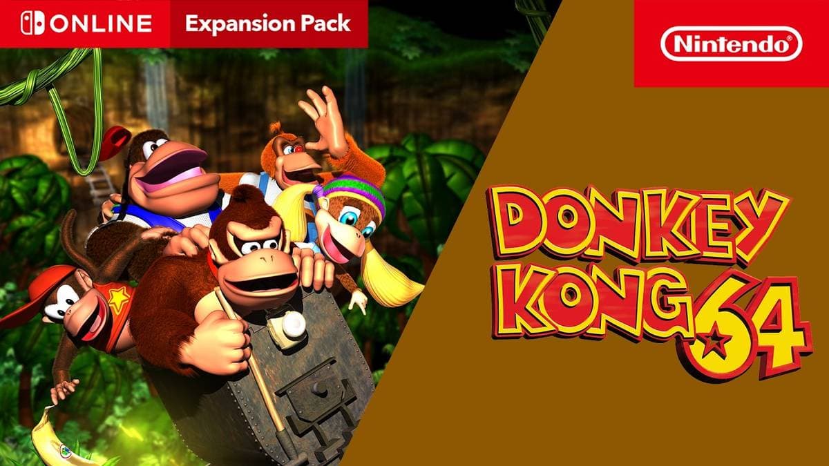 Donkey Kong 64 key art