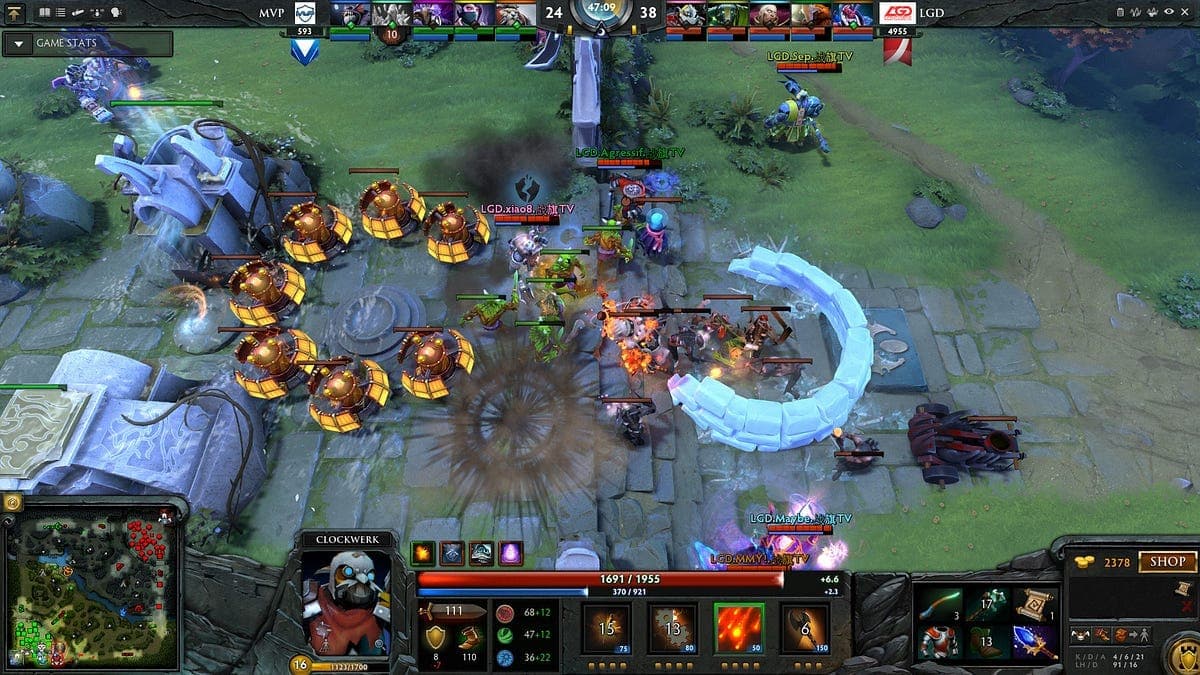 Dota 2 key art