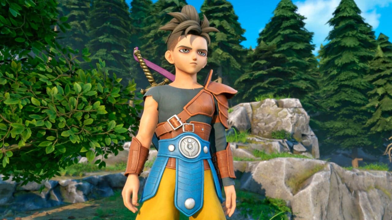Dragon Quest 12 Beyond Dreams protagonist and lizard character side by side comparison