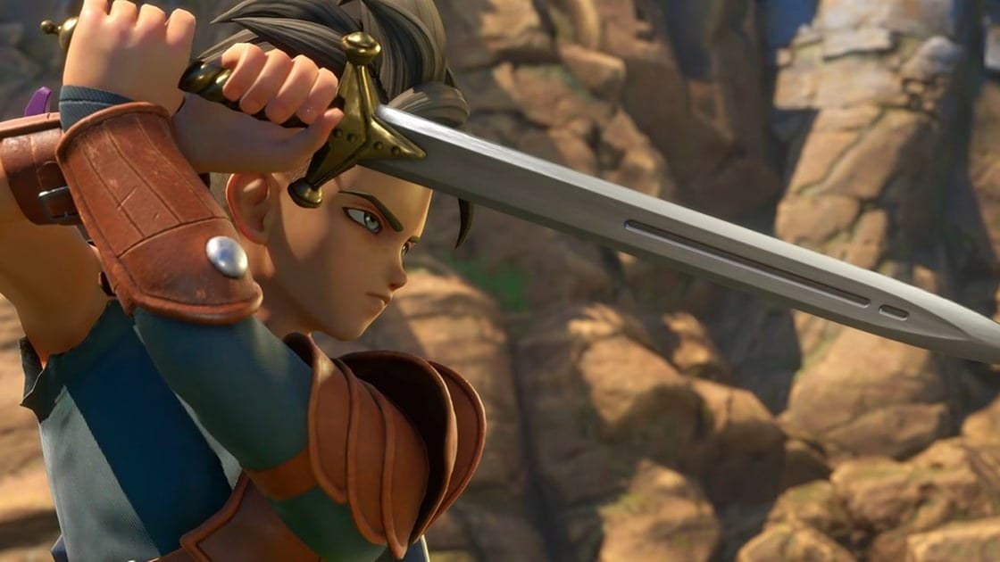 Dragon Quest 12 Beyond Dreams protagonist and lizard character from reveal trailer