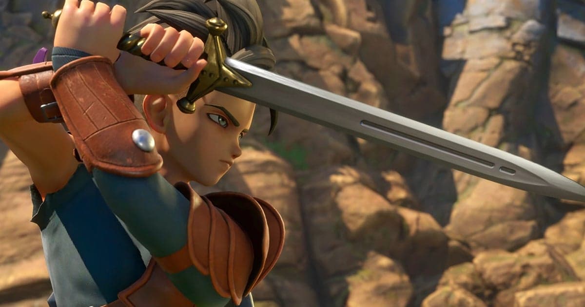 Dragon Quest 12 Beyond Dreams protagonist and lizard character from reveal trailer