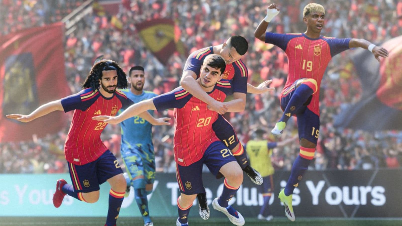 EA Sports FC 26 Ultimate Team gameplay featuring Spain national team players