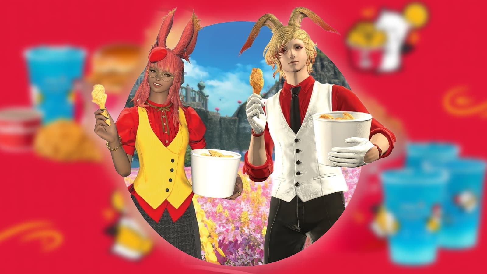 Article header image for FFXIV's New Emote Costs a Jollibee Chicken Bucket
