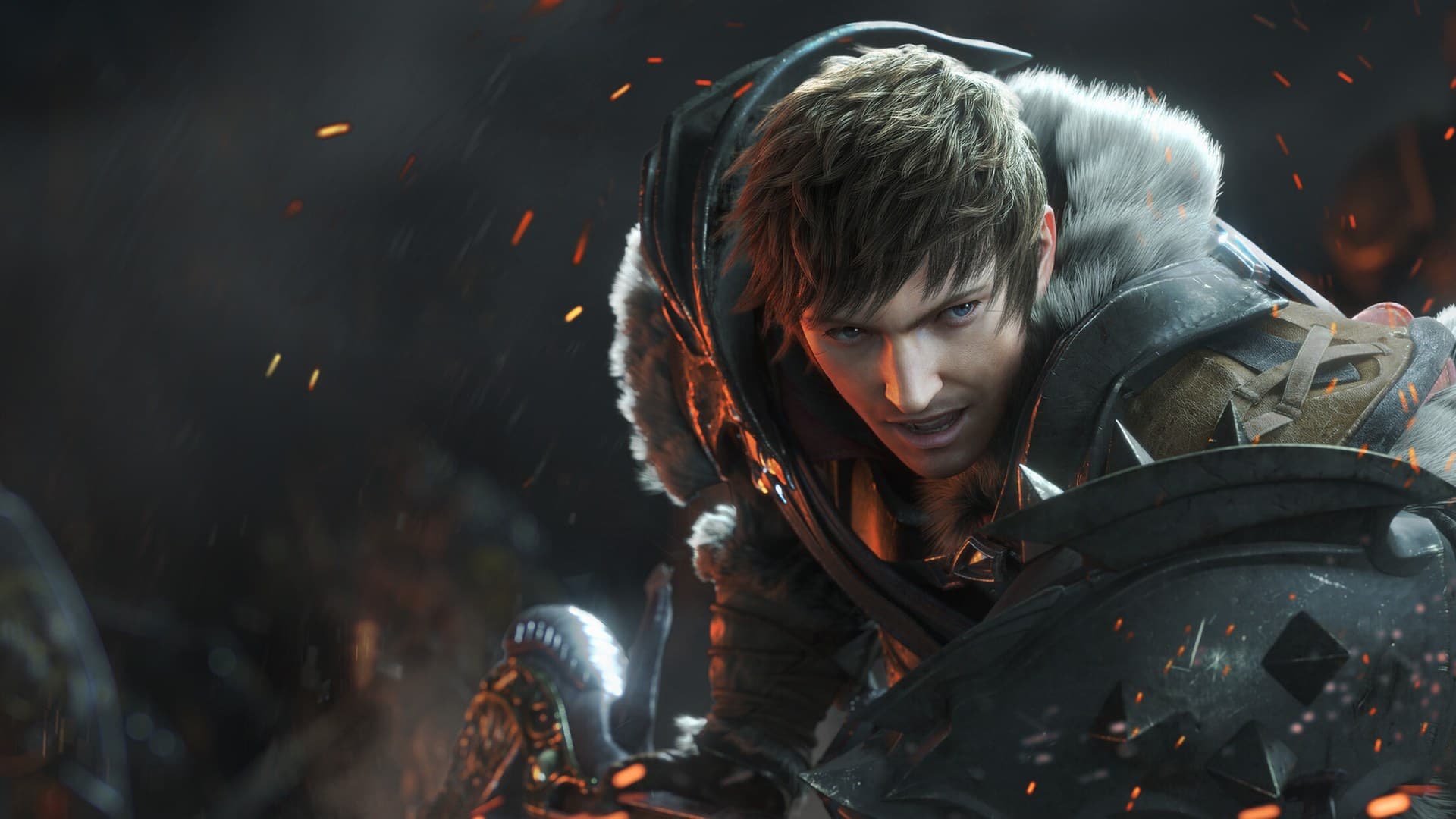 Final Fantasy XIV Dawntrail key art featuring Wuk Lamat and the Tuliyollal landscape