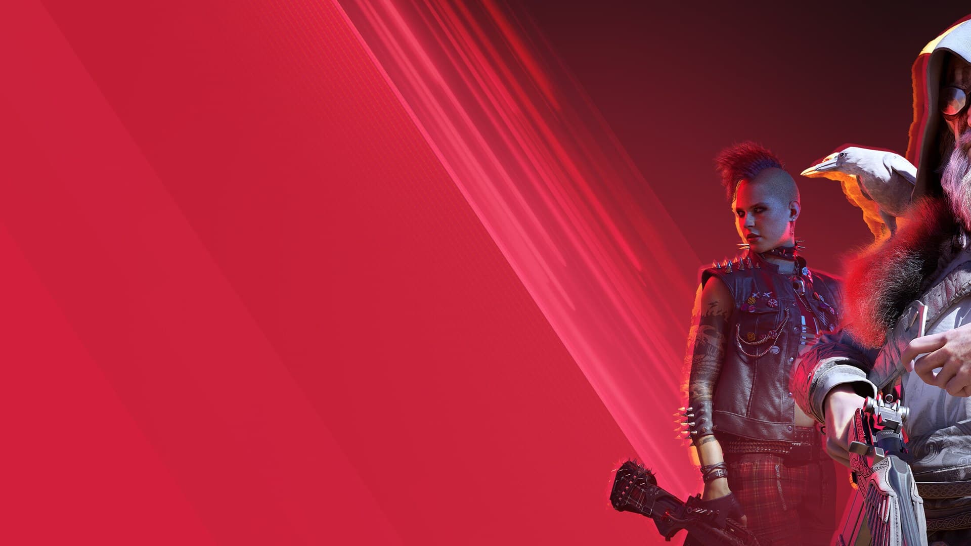 The Finals character in combat stance with dual blades weapon, Galaxy Estates map background