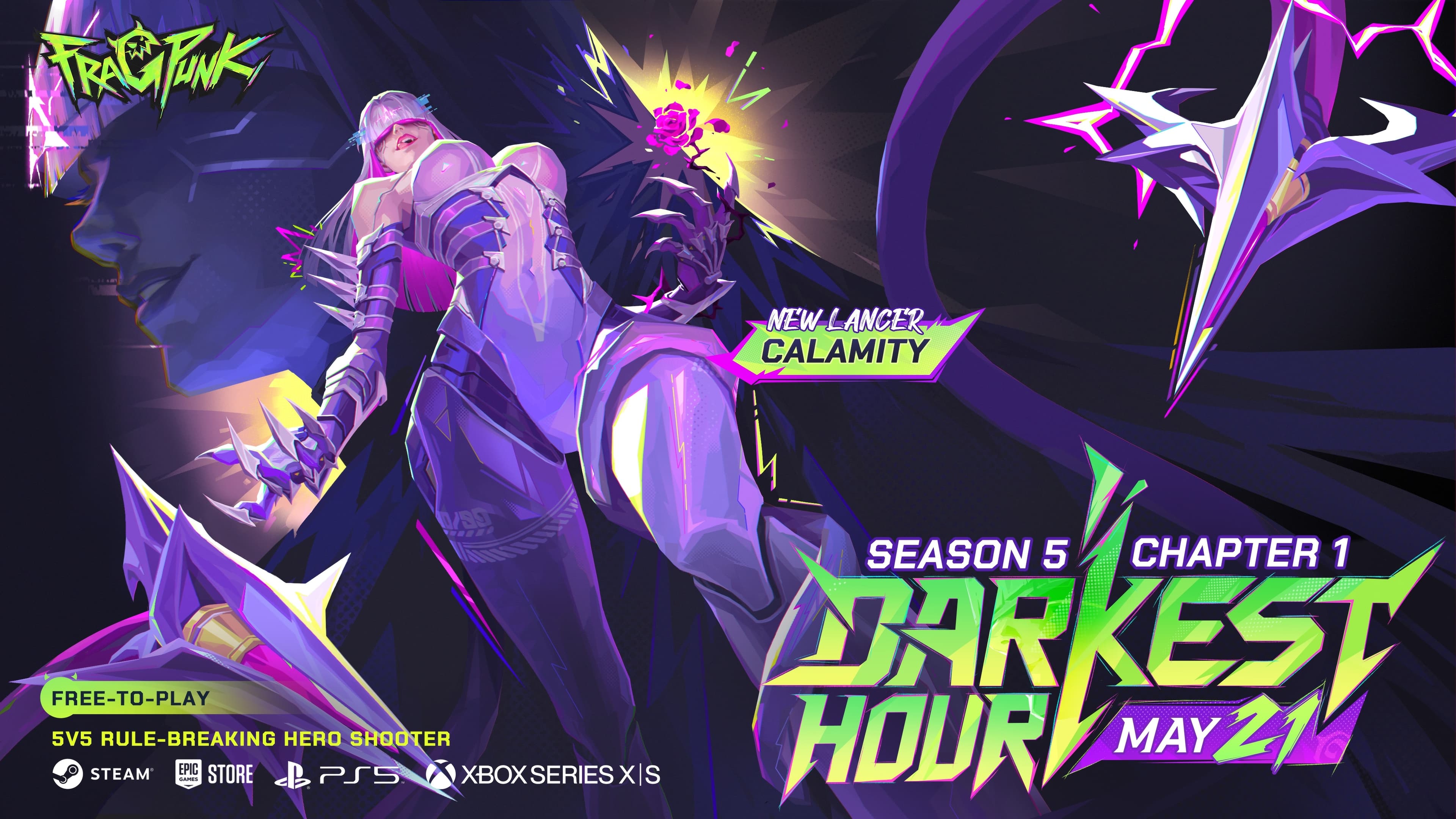 Article header image for Fragpunk Update Announcement: New Content for Season (20th May 2026)