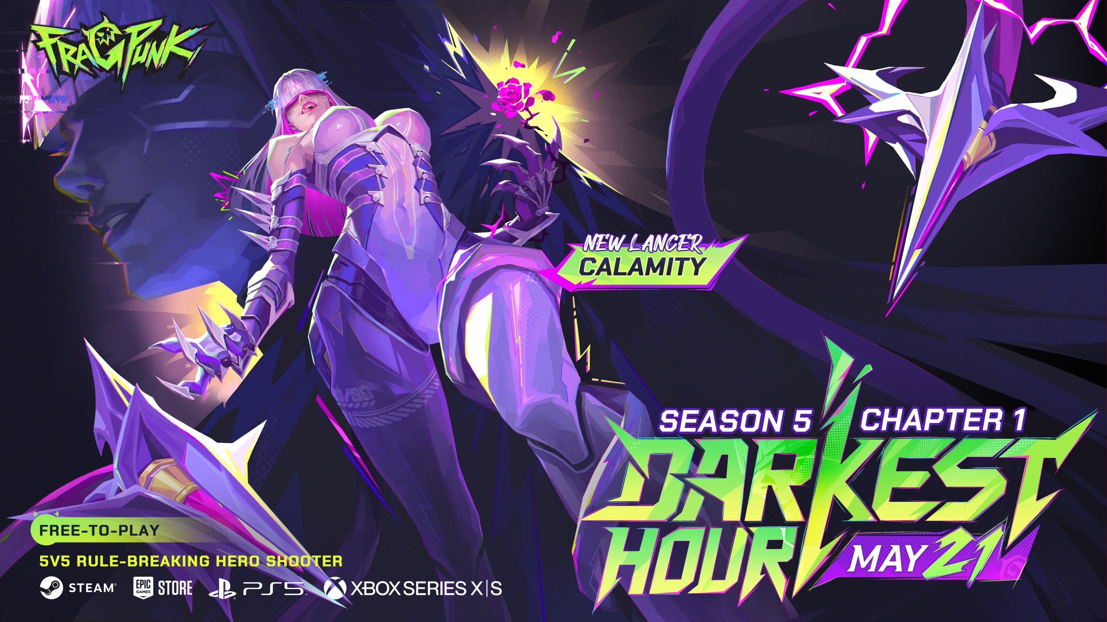 Article header image for Fragpunk Update Announcement: New Content for Season (20th May 2026)