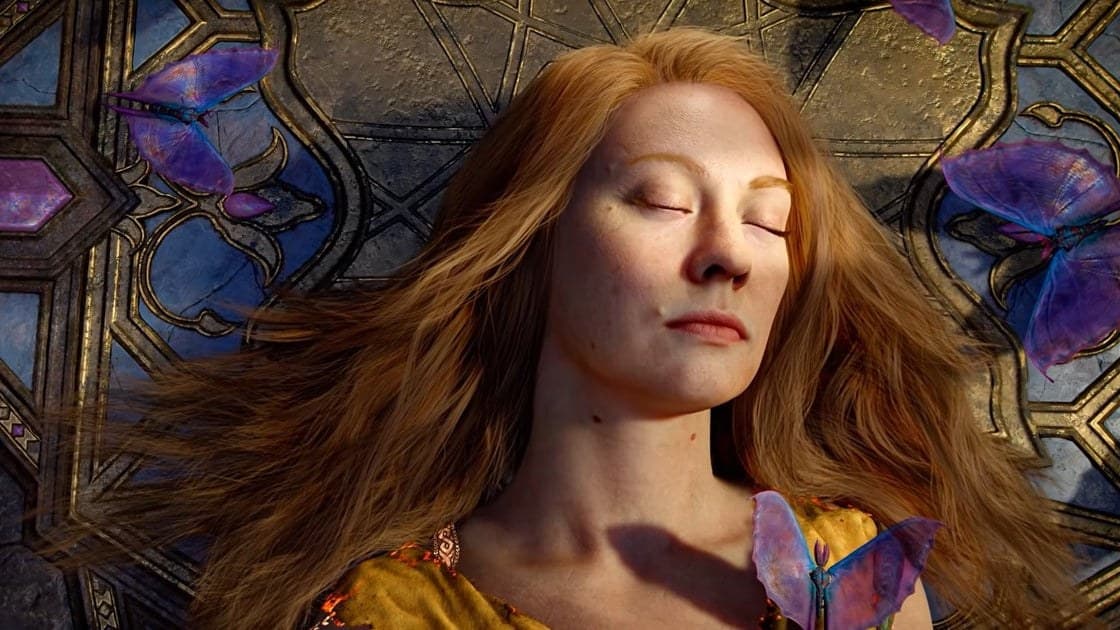 God of War Laufey protagonist Faye in the Everywhen afterlife realm