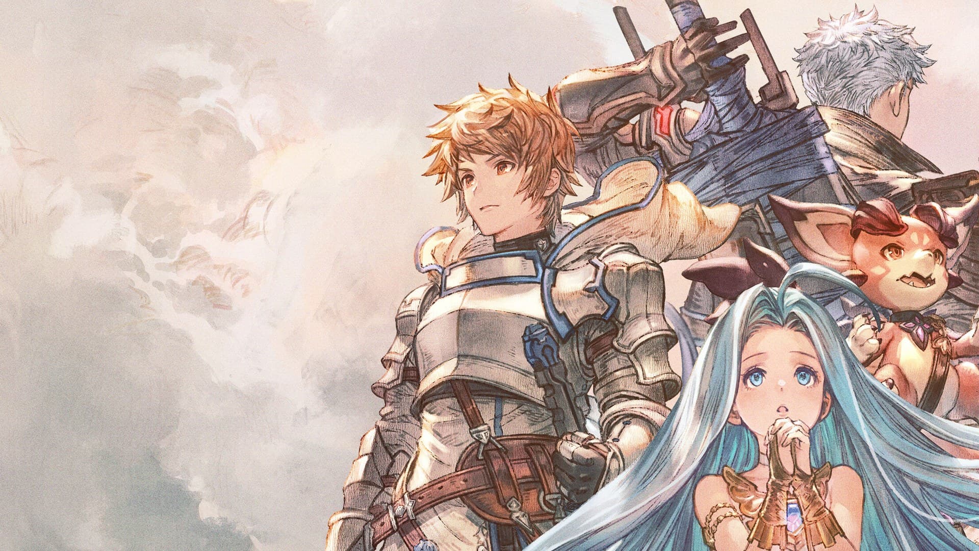 Granblue Fantasy Relink Endless Ragnarok key art featuring party members in aerial combat