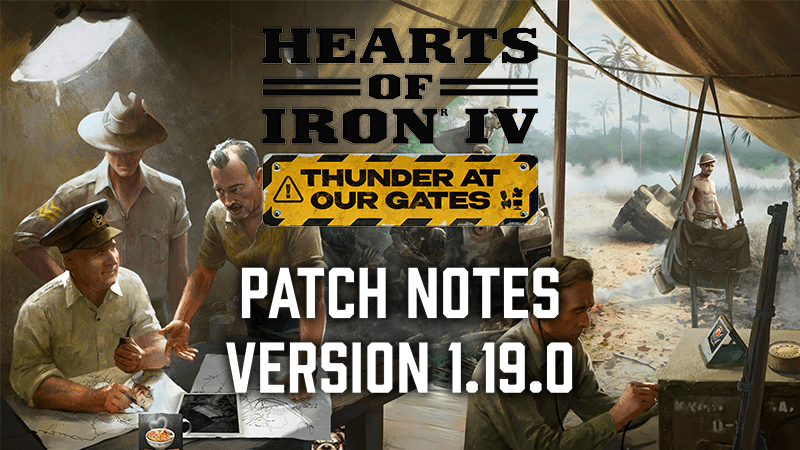 Hearts of Iron IV Pacific theater expansion with military units and commanders