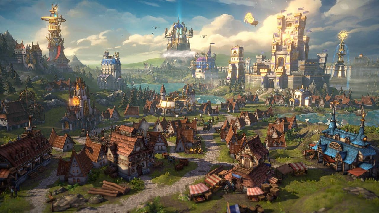 Heroes of Might and Magic Olden Era fantasy battlefield with heroes and creatures