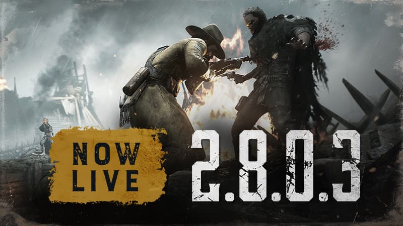 Hunt: Showdown 1896 hunter with Uppercut revolver in dark bayou setting