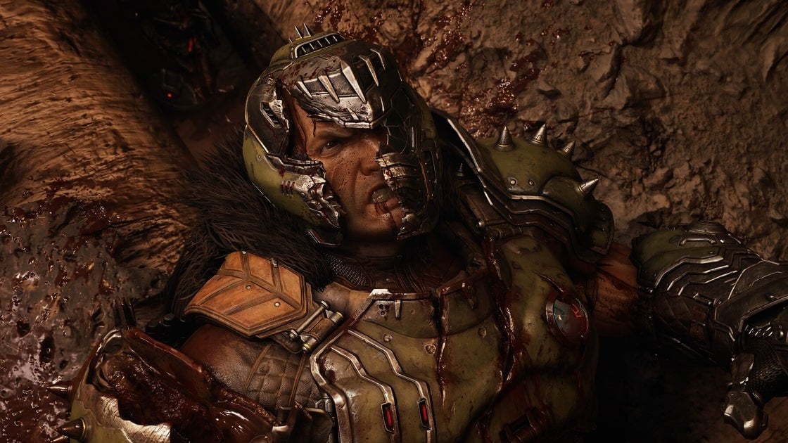 Doom: The Dark Ages key art featuring the Doom Slayer in dark medieval armour
