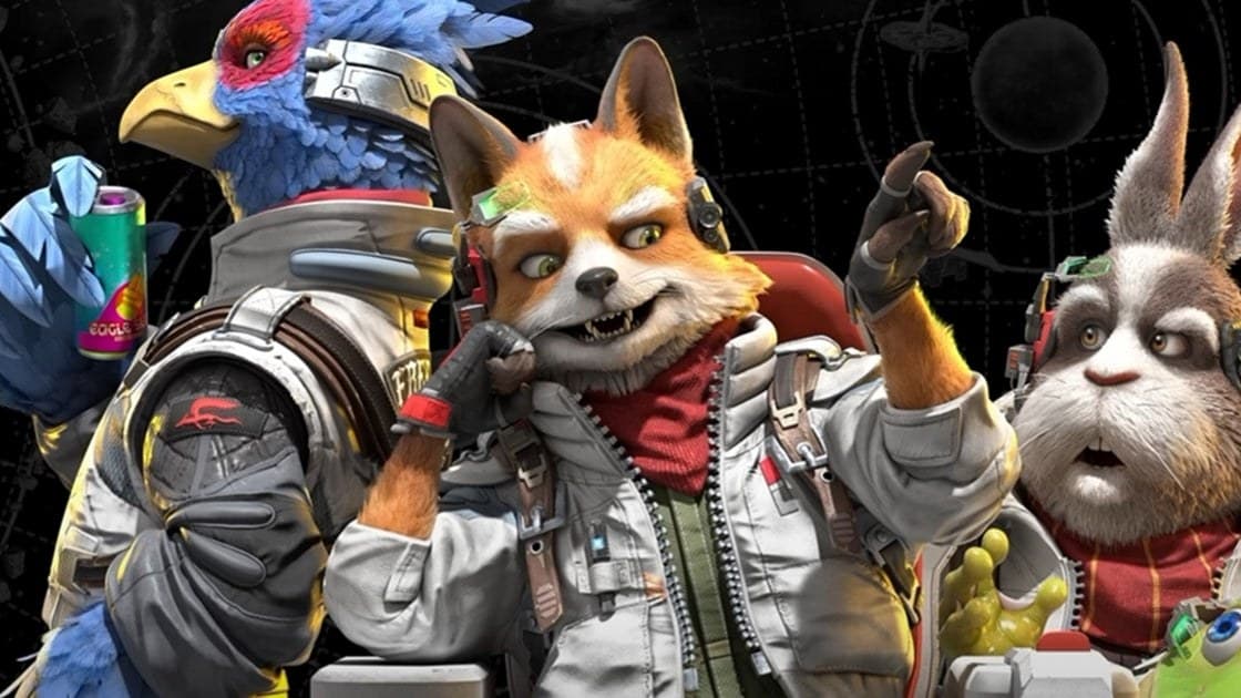 Fox McCloud in the Star Fox remake cockpit on Nintendo Switch 2