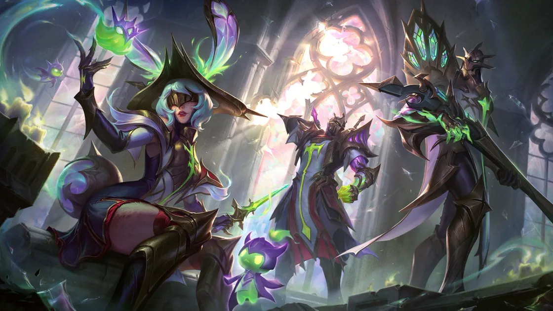Locke the Ashen Exorcist champion reveal art for League of Legends Patch 26.13