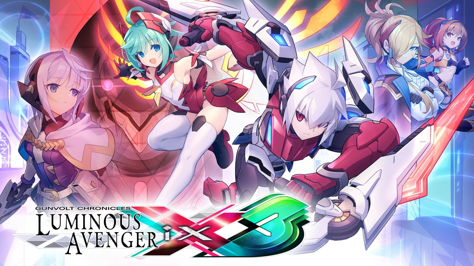 Gunvolt Chronicles Luminous Avenger iX 3 key art