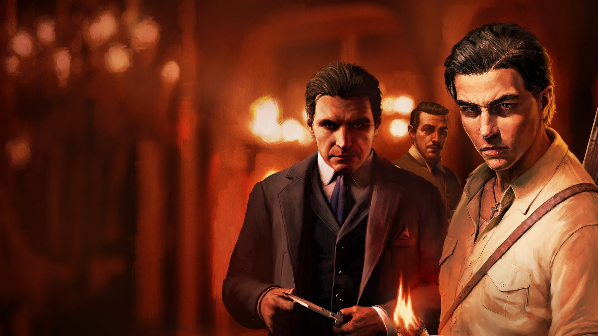 Enzo Favara and Ennio Salieri in Mafia The Old Country Man of Honor expansion