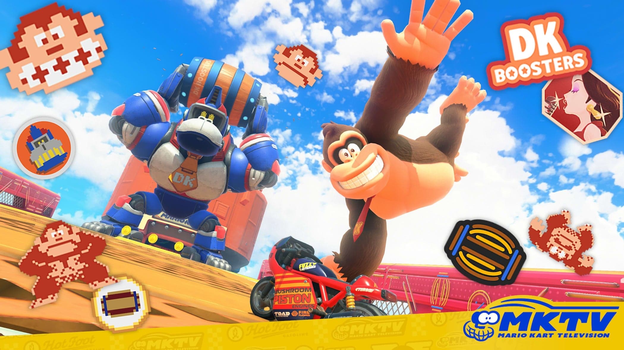 Mario Kart World Knockout Tour racers speeding through interconnected open-world courses on Switch 2