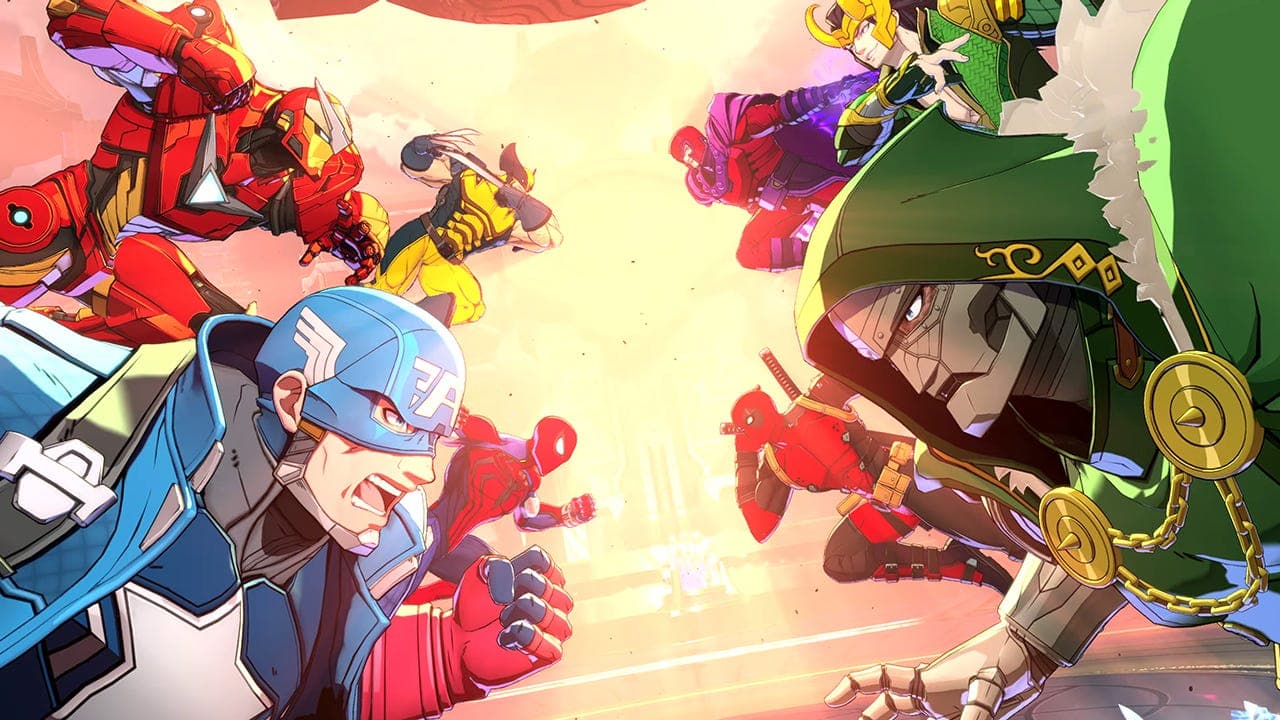Marvel Tokon Fighting Souls roster of Marvel heroes in Arc System Works art style