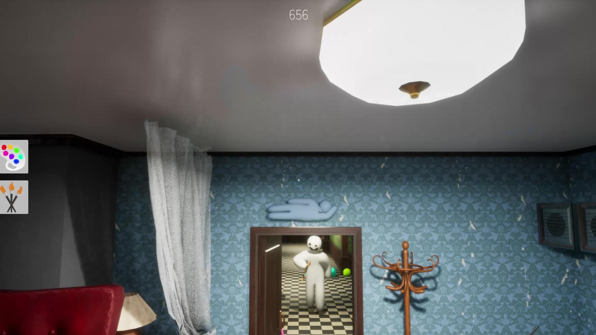 Meccha Chameleon characters hiding in a colorful environment on Steam