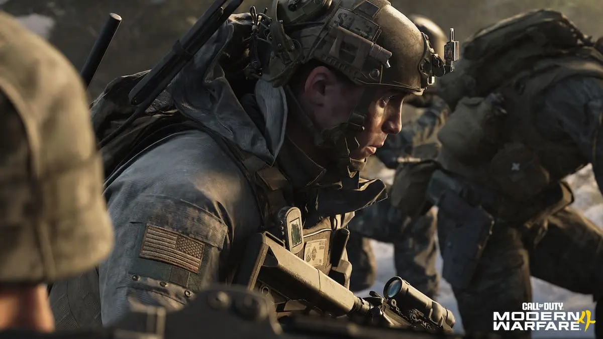 Call of Duty Modern Warfare 4 campaign screenshot showing Private Park in combat