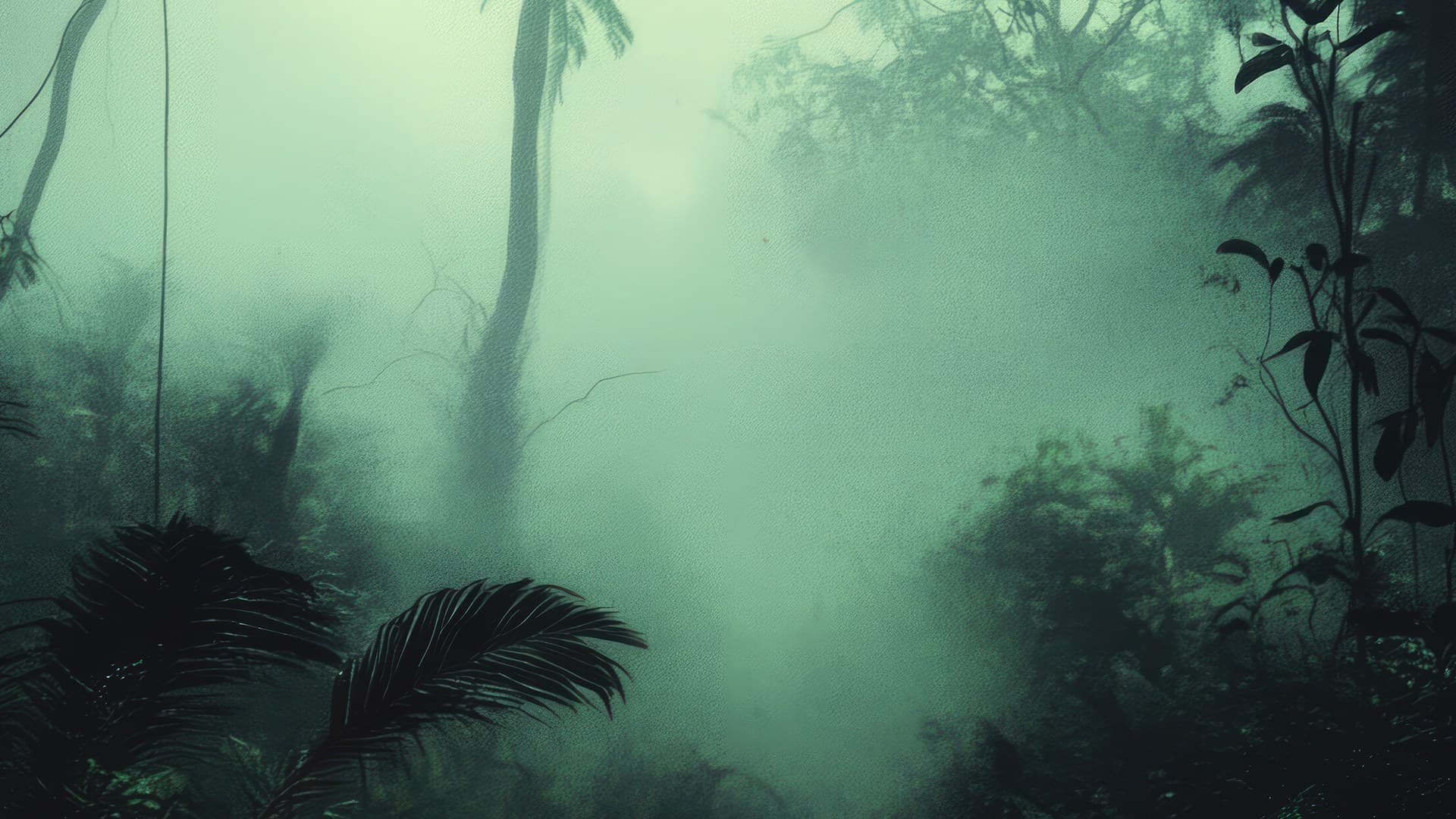 The Mound Omen of Cthulhu jungle expedition scene with explorers facing cosmic horror