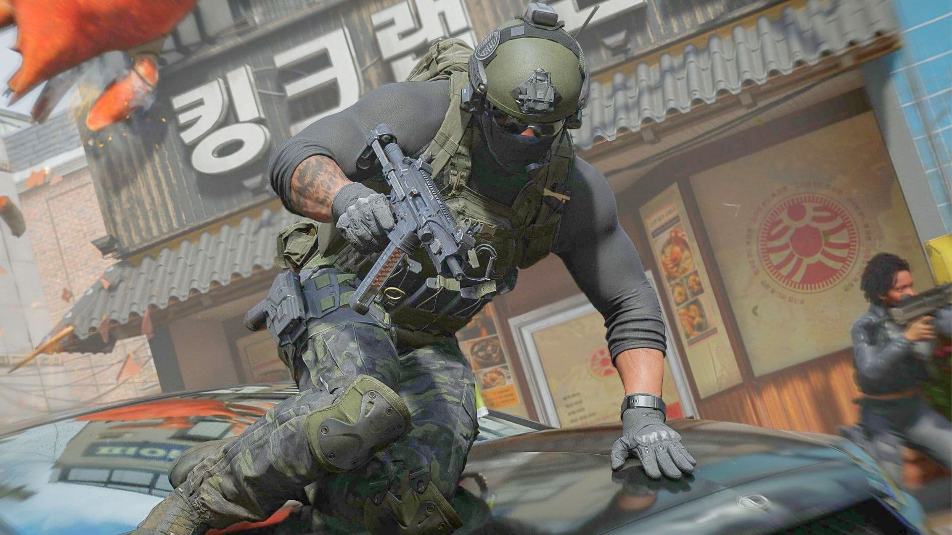 Call of Duty Modern Warfare 4 soldier in tactical gear during multiplayer combat