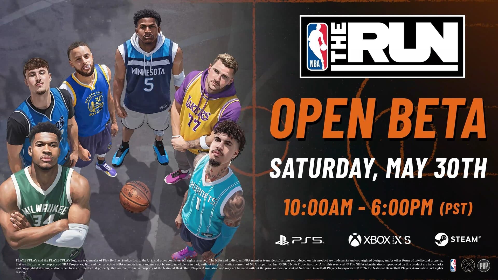 NBA The Run street basketball gameplay with NBA players on an outdoor court