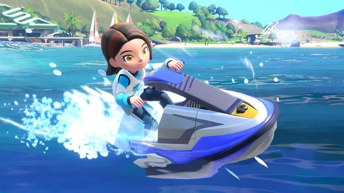 Nintendo Switch Sports Resort characters playing sports on Wuhu Island on Switch 2