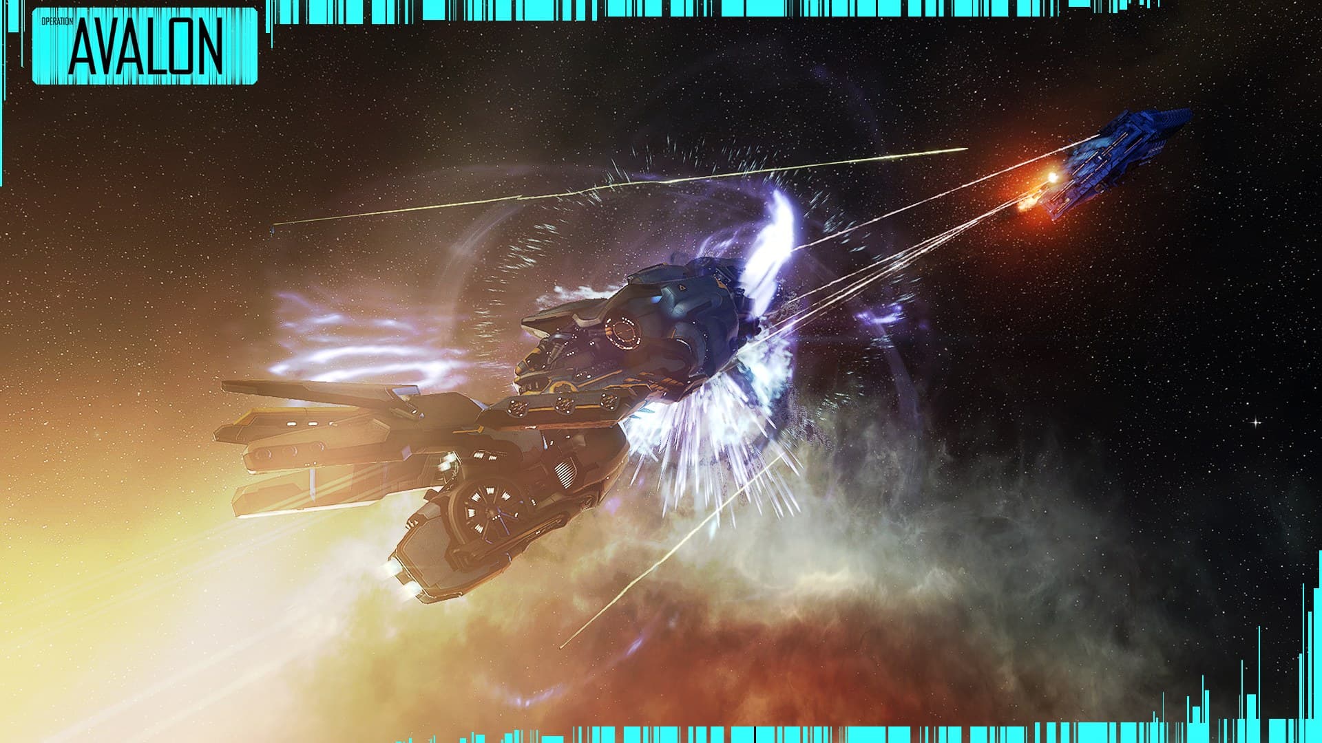EVE Online capsuleer hunting AEGIS squalls during Operation Avalon event