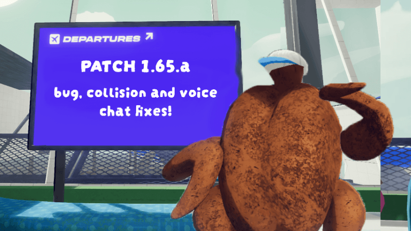 PEAK game screenshot showing Scout character in cave environment with backpack inventory system