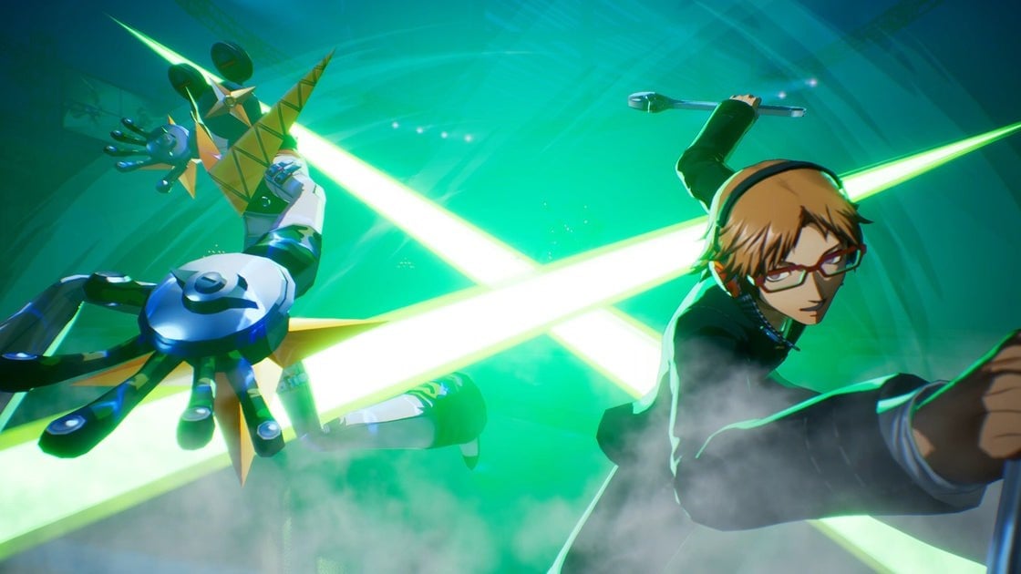 Yosuke Hanamura character art from Persona 4 Revival showing the party member
