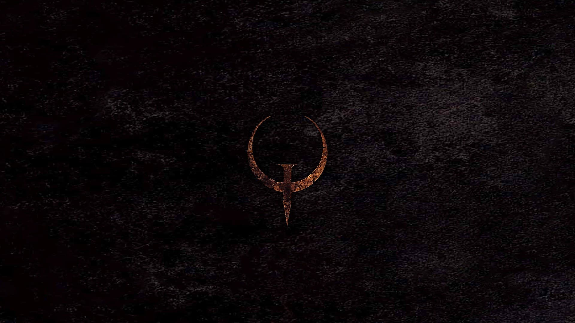 Quake Dawn of the Machine expansion key art showing Ranger in a dark labyrinth