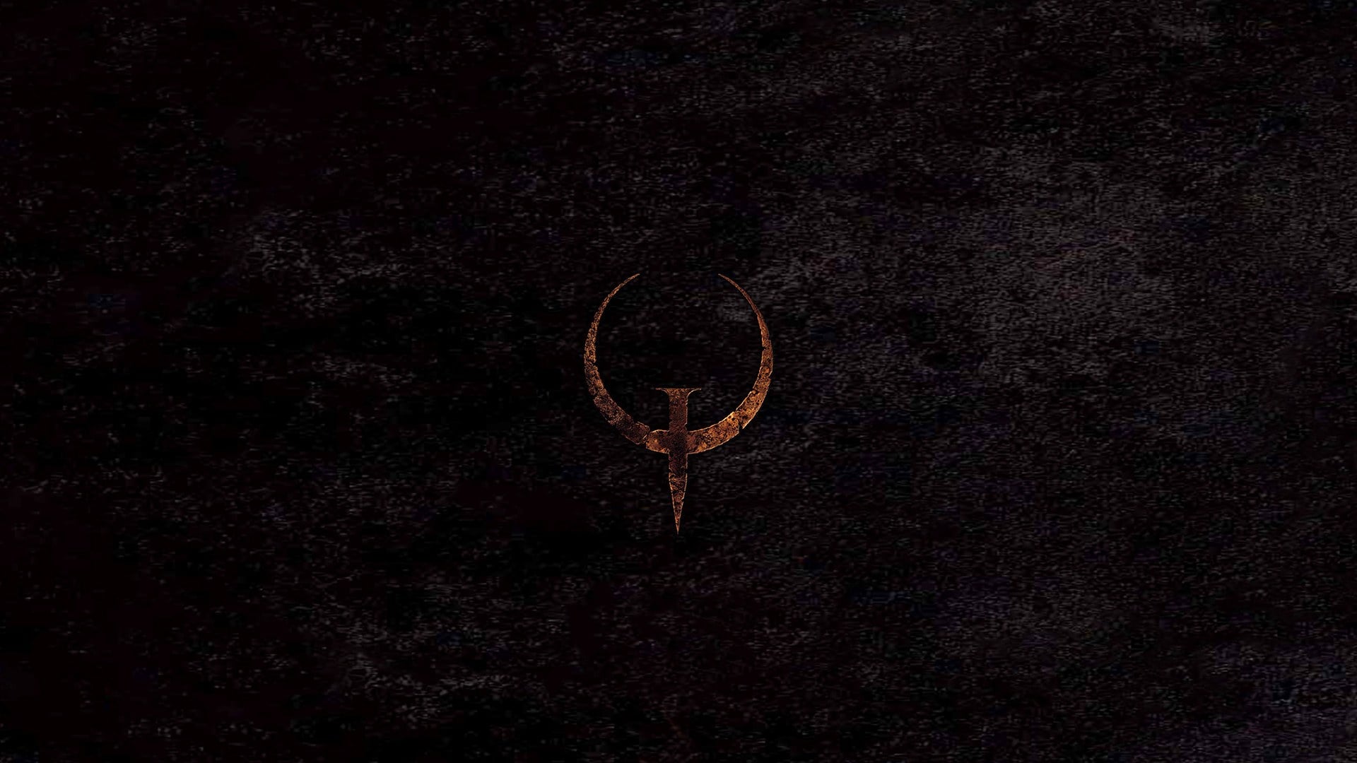 Quake Dawn of the Machine expansion key art showing Ranger in a dark labyrinth