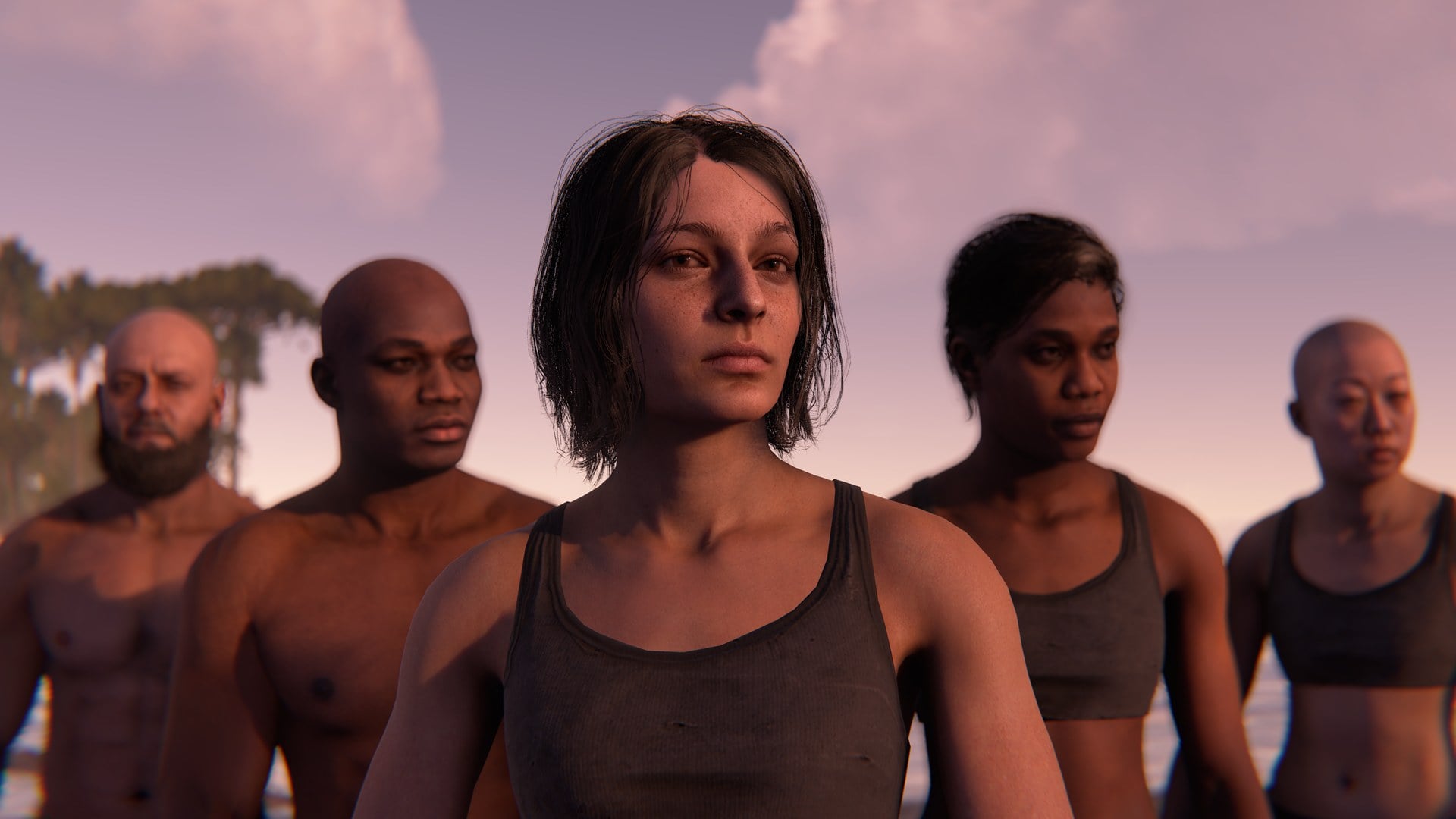 Rust player character in new overhauled model with Ballistic Armour equipped in-game