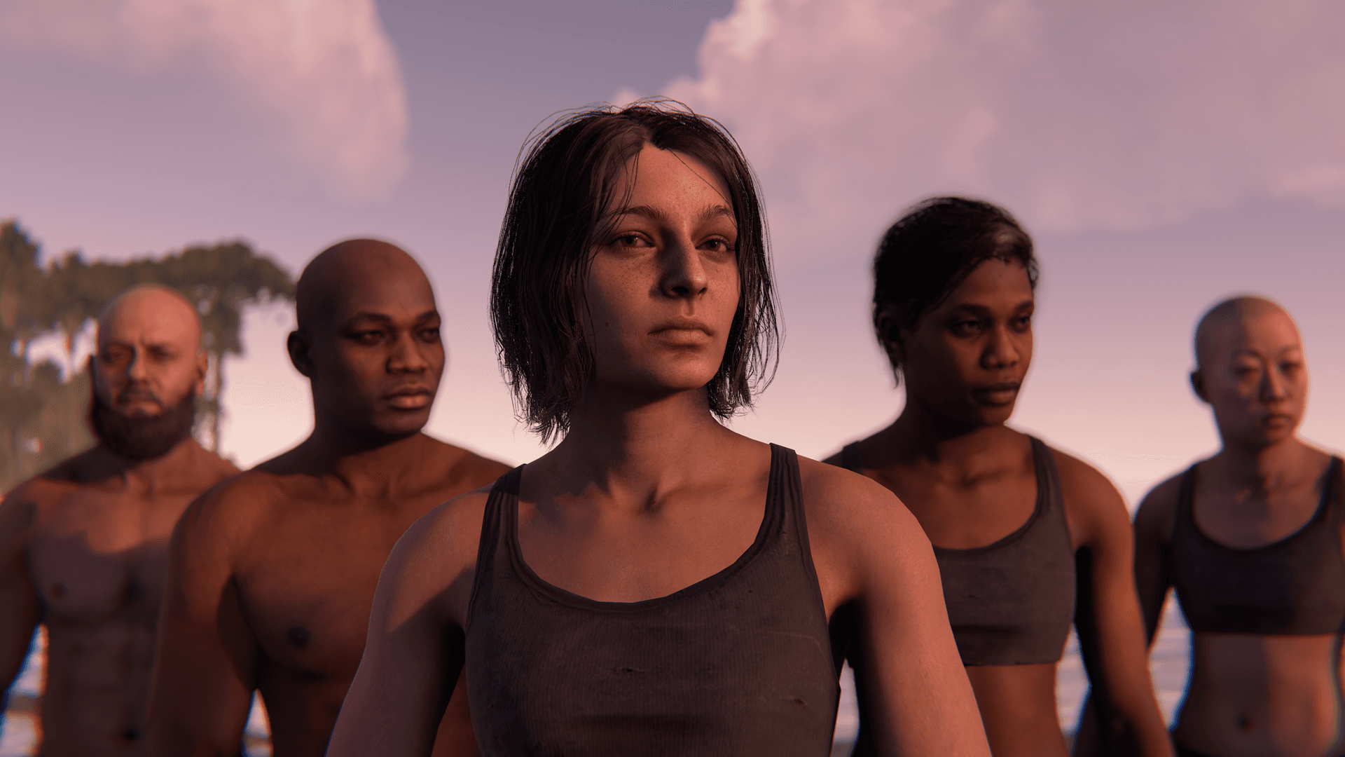 Rust player character in new overhauled model with Ballistic Armour equipped in-game