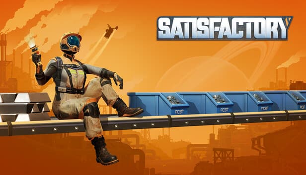 Satisfactory key art
