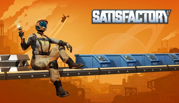 Satisfactory key art