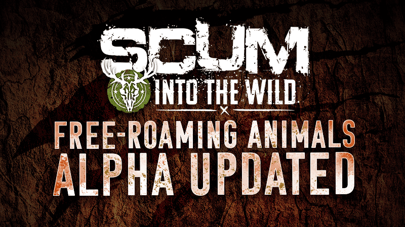 SCUM prisoner hunting wildlife across a forested biome with mountains in distance