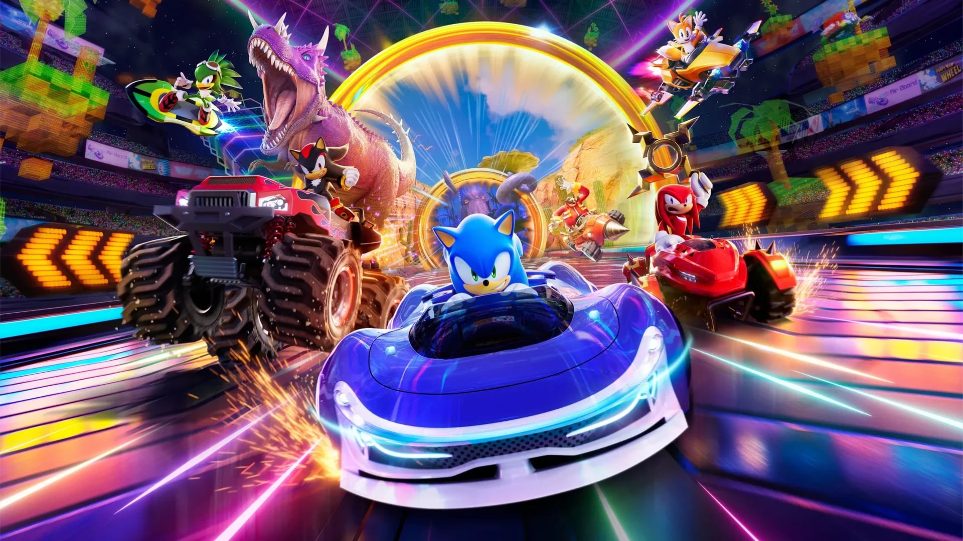 Sonic Racing: CrossWorlds key art