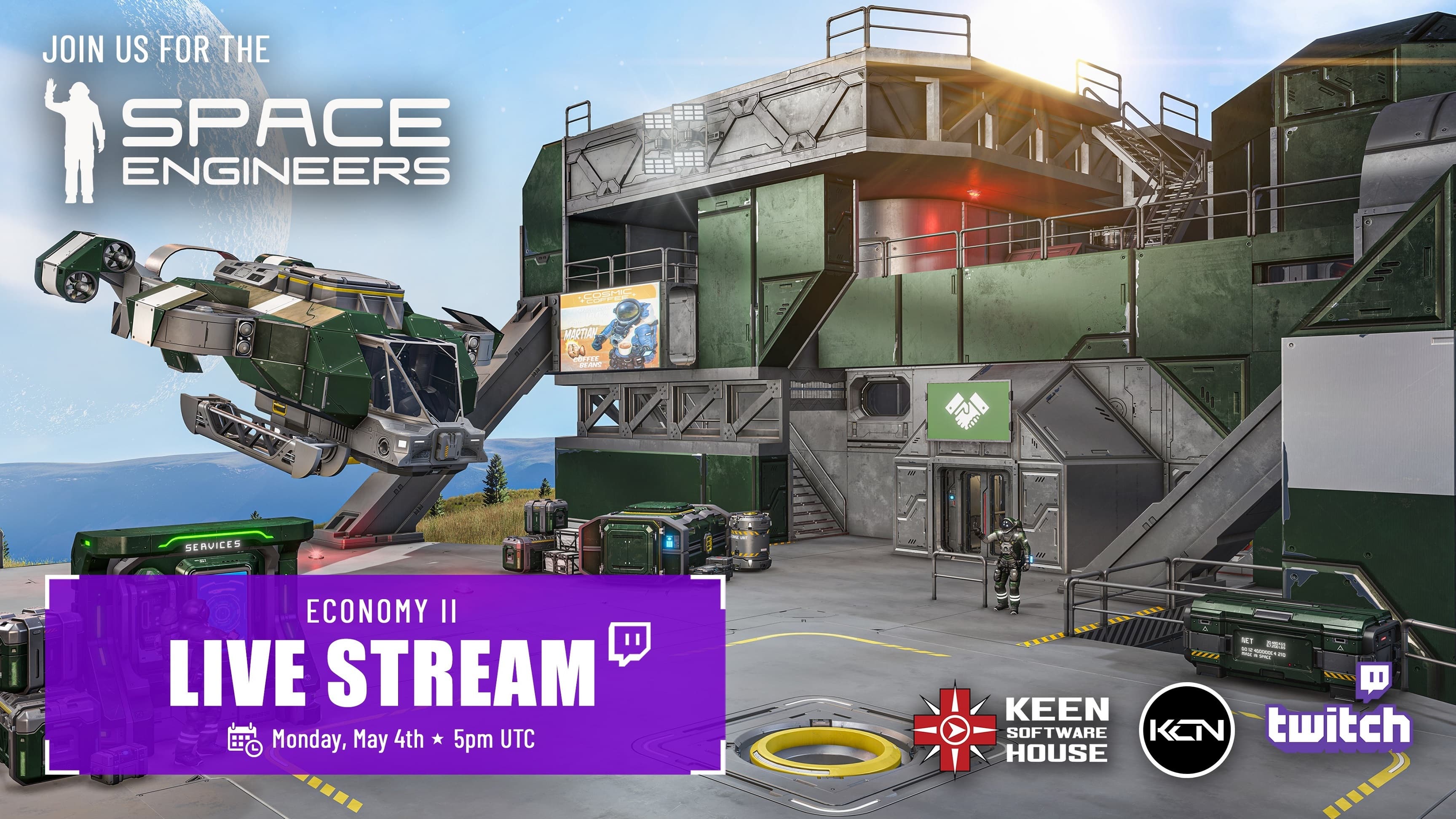 Article header image for Space Engineers: Economy 2 Update & Pack Launching (20th April 2026)