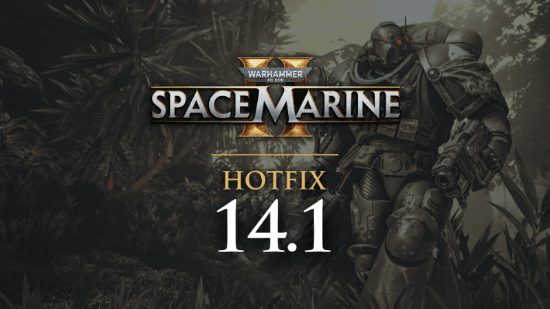 Space Marine in full armour wielding a combi-weapon against a Chaos enemy in Warhammer 40,000: Space Marine 2.